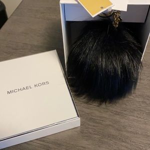 Michael Kors Pom Pom Keychain